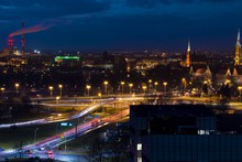 波兰城市夜景图片大全
