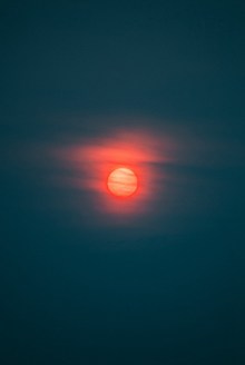 红色夕阳素材图片下载