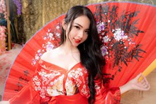 日本美女人体艺术写真图片素材