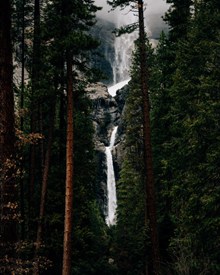 山林瀑布流水 山林瀑布流水大全高清图片