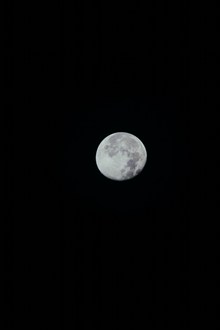 深夜天空月亮高清图
