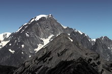 阿尔卑斯山顶雪山精美图片