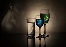 鸡尾酒广告摄影图片素材