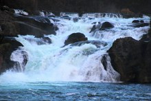 水流大瀑布景观图片素材