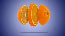 橘橙水果背景高清图
