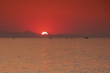 土耳其海上日落图片大全
