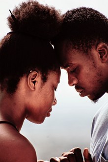 非洲黑人情侣头像精美图片