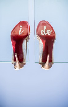 婚礼婚鞋创意高清图