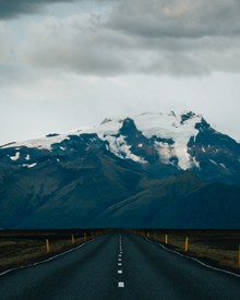 高速公路路边风景高清图