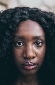 非洲黑人美女头像图片下载