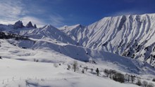 白雪雪山美景图片素材