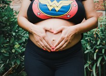 孕妇肚子特写照片高清图片