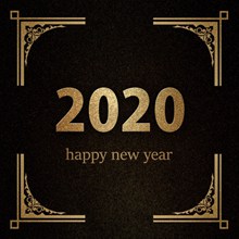 2020新年贺卡字样设计图片大全