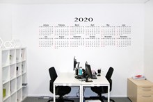 2020年全年日历表素材图片下载