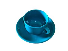 蓝色陶瓷杯子高清图片