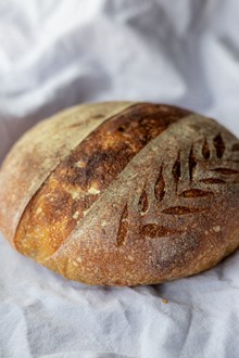 粗粮麦麸面包高清图