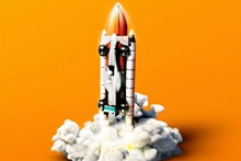 火箭发射模型高清图片