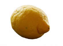一颗黄柠檬图片素材