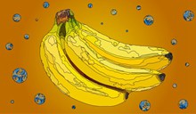 卡通黄色香蕉图片素材