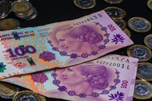 阿根廷100比索纸币精美图片