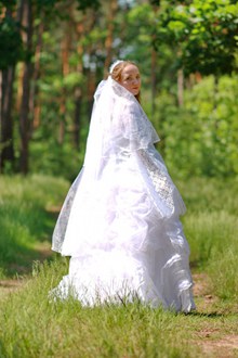 树林婚纱摄影高清图