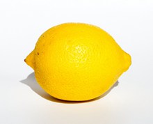 黄色新鲜柠檬精美图片