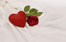 情人节红色爱心玫瑰精美图片
