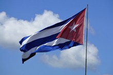 古巴国旗飘扬精美图片