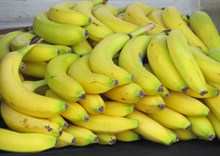 新鲜黄色香蕉水果高清图