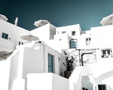 希腊白色建筑精美图片