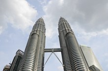 吉隆坡石油双塔图片素材