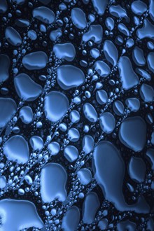 蓝色水滴抽象背景图片素材