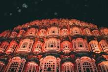 印度风之宫殿夜景高清图片