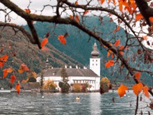 秋季山水风景图片