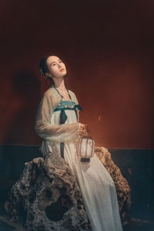 中国古典美女写真图片素材
