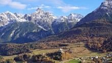 阿尔卑斯山地景观图片下载