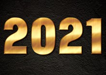2021数字黑金风格高清图片