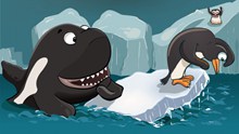 企鹅卡通素材高清图片
