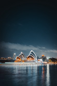 悉尼歌剧院夜景精美图片