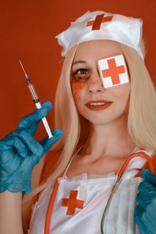 护士cosplay人体艺术写真高清图片