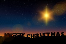 圣诞快乐星空背景图片素材