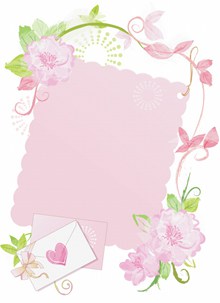 粉色清新鲜花背景图片下载