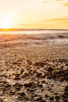 日落海洋美景图片素材