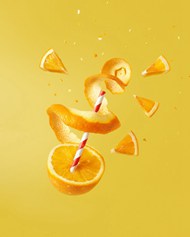创意鲜橙广告写真高清图片