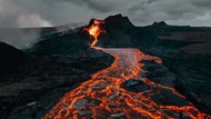火山熔岩写真图片素材