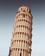 意大利比萨斜塔建筑精美图片