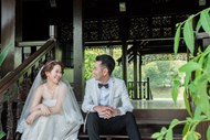 亚洲情侣婚纱摄影图片素材