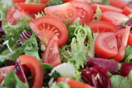 蔬菜西红柿沙拉高清图片