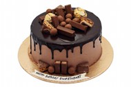 简易巧克力生日蛋糕精美图片