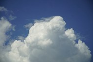高空蓝天白云景观图片下载